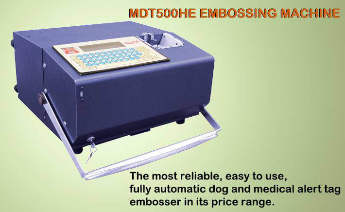 Your #1 source of dog tag machines and supplies.