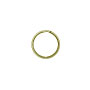 10mm Split Key Ring Brass Plated